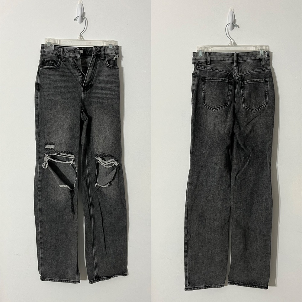 Pacsun 90’s Ripped Boyfriend Grey Jeans